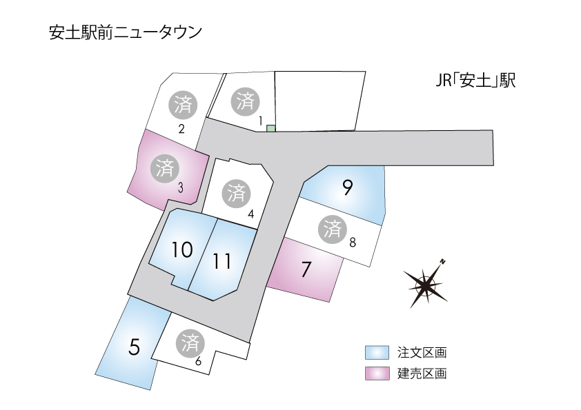分譲区画図